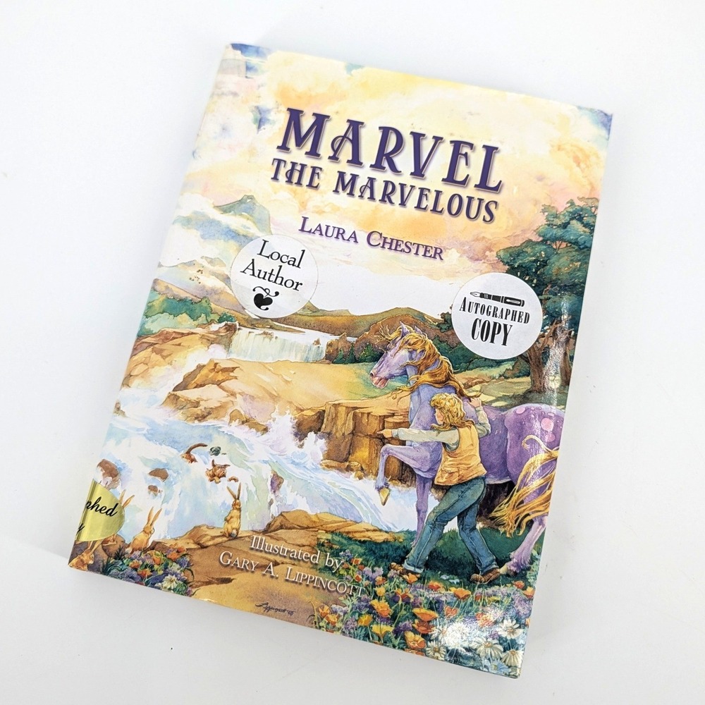 Marvel the Marvelous Laura Chester Signed Hardcover Book Willow Autographed